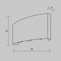 Outdoor Fassadenbeleuchtung Strato Metall Schwarz O417WL-L6B