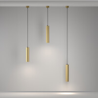 Technical Pendelleuchte Artisan Aluminium Mattes Gold P082PL