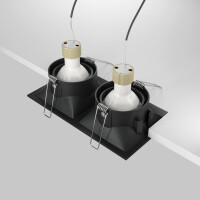 Technical Einbauleuchte Dot Aluminium Schwarz DL029-2-02B mi