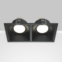 Technical Einbauleuchte Dot Aluminium Schwarz DL029-2-02B mi