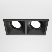 Technical Einbauleuchte Dot Aluminium Schwarz DL029-2-02B mi