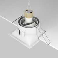 Technical Einbauleuchte Dot Aluminium Weiß DL029-2-01W