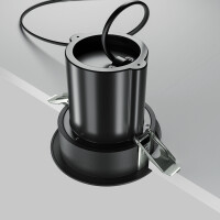 Technical Einbauleuchte Hidden Aluminium und Kunststoff Schw