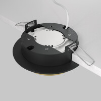 Technical Einbauleuchte Hoop Aluminium und Kunststoff Schwar