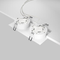 Technical Einbauleuchte Hoop Aluminium und Kunststoff Wei&sz