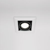 Technical Einbauleuchte Metal Modern Metall Weiß DL008