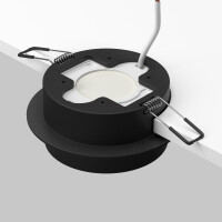 Technical Einbauleuchte Orlo Aluminium und Akryl Schwarz DL0