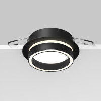Technical Einbauleuchte Orlo Aluminium und Akryl Schwarz DL0