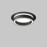Technical Einbauleuchte Orlo Aluminium und Akryl Schwarz DL0