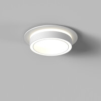 Technical Einbauleuchte Orlo Aluminium und Akryl Weiß 