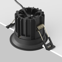 Technical Einbauleuchte Round Aluminium Schwarz DL058-12W3K-