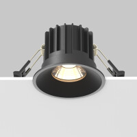 Technical Einbauleuchte Round Aluminium Schwarz DL058-12W3K-