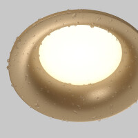 Technical Einbauleuchte Slim Aluminium Mattes Gold DL088-GU1
