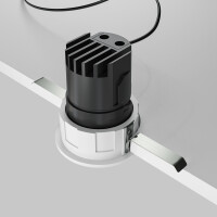 Technical Einbauleuchte Wise Aluminium und Kunststoff Wei&sz