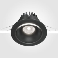 Technical Einbauleuchte Yin Aluminium Schwarz DL031-L12W4K-B