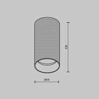 Technical Deckenleuchte Artisan Aluminium Weiß C080CL-