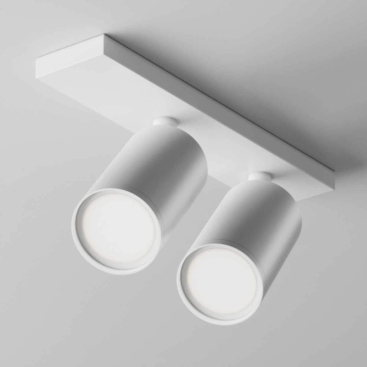 Technical Deckenleuchte FOCUS S Aluminium Weiß C051CL-U-2W mit IP 20