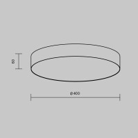 Technical Deckenleuchte Zon Aluminium Weiß C032CL-45W3
