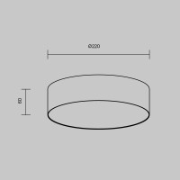Technical Deckenleuchte Zon Aluminium Mattes Gold C032CL-24W