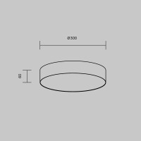 Technical Deckenleuchte Zon Aluminium Weiß C032CL-36W3