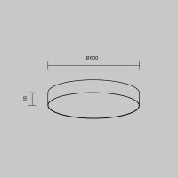 Technical Deckenleuchte Zon Aluminium Weiß C032CL-90W3