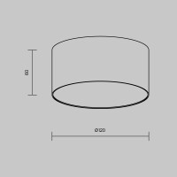 Technical Deckenleuchte Zon Aluminium Weiß C032CL-12W3