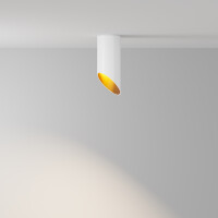Technical Deckenleuchte Lipari Aluminium Weiß mit Gold
