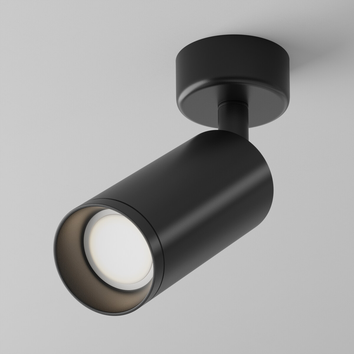 Technical Deckenleuchte Focus Aluminium Schwarz C017CW-01B mit IP 20