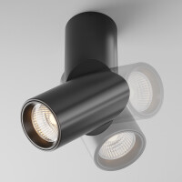 Technical Deckenleuchte Dafne Aluminium Schwarz C027CL-L10B 