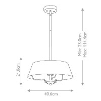 Kichler Luella Pendelleuchte Messing KL-LUELLA-3P-BNB 8