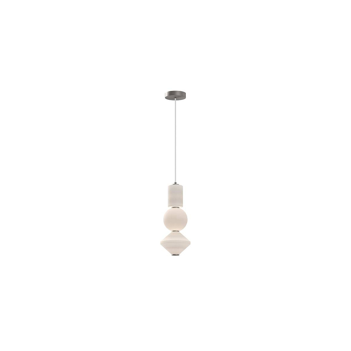 Alora Mood Bijou Pendelleuchte Nickelfarben ALM-BIJOU-P3-PN