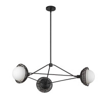 Alora Mood Perth Kronleuchter  Schwarz ALM-PERTH3-BK 2