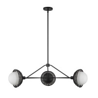 Alora Mood Perth Kronleuchter  Schwarz ALM-PERTH3-BK 3