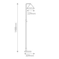 Alora Mood Remyck Stehlampe  Schwarz ALM-REMYCK-FL-BK 4