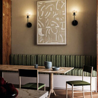 Alora Mood Sylvia Wandleuchte Schwarz ALM-SYLVIA-1WB-BK-CL 5