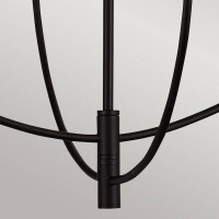 Alora Mood Sylvia Kronleuchter  Schwarz ALM-SYLVIA4-BK-CL 2