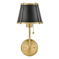 Hinkley Clarke Wandleuchte Messing HK-CLARKE1-BR-BK 2