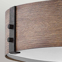 Hinkley Sawyer Deckenleuchte Holzfarben HK-SAWYER-F-M-SQ 2