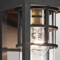 Kichler Hone Außenwandleuchte Schwarz KL-HONE-S-BKT 3