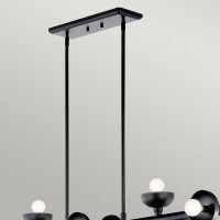 Kichler Palta Kronleuchter  Schwarz KL-PALTA9-BK 2