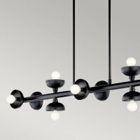 Kichler Palta Kronleuchter  Schwarz KL-PALTA9-BK 3