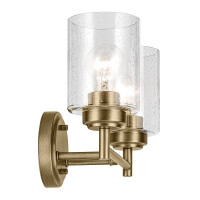 Kichler Winslow Wandleuchte Messing KL-WINSLOW-2W-NBR 2
