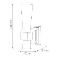 Elstead Elstead Lighting Kristy Wandleuchte Goldfarben KRIST