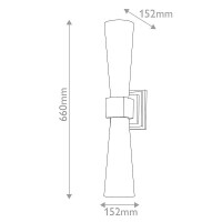 Elstead Elstead Lighting Kristy Bad Wandleuchte Goldfarben K