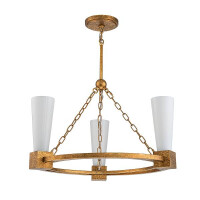 Elstead Elstead Lighting Kristy Kronleuchter  Goldfarben KRI