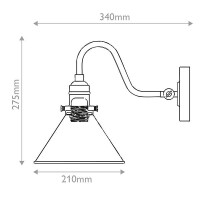 Elstead Elstead Lighting Provence Wandleuchte Messing PV1-AB