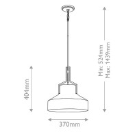 Quoizel Brecken Pendelleuchte Bronzefarben QZ-BRECKEN-2P-OZ-