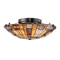 Quoizel Inglenook Deckenleuchte Bronzefarben QZ-INGLENOOK-F-