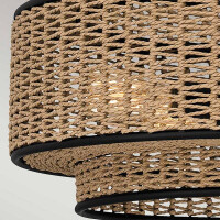 Quoizel Teton Pendelleuchte Schwarz QZ-TETON-5P-MBK 4