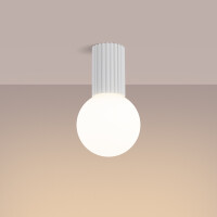 Sollux Plafond HALO weiß IP44 3